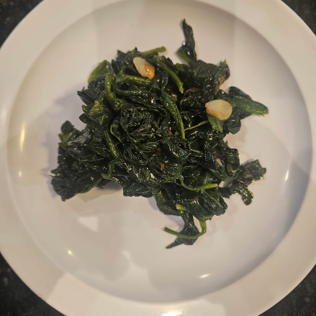 Side of Spinach.
