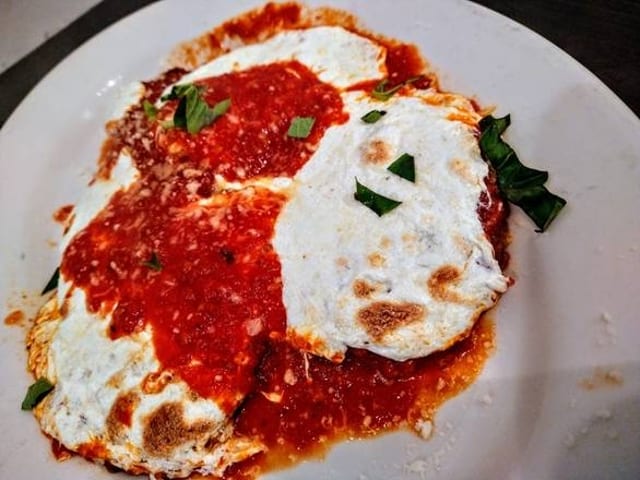 Veal Parmesan Dinner.