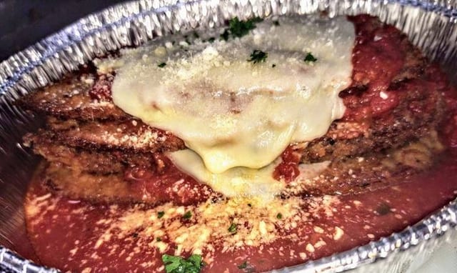 Eggplant Parmesan (Lunch).